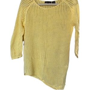 Jeanne Pierre Open Knit Sweater